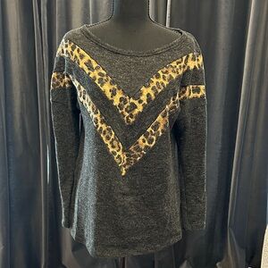 First Love Charcoal Sweater